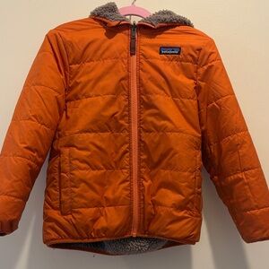 Patagonia Vibrant Orange Quilted Jacket size 5/6T